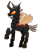 Size: 800x1000 | Tagged: safe, artist:rem-ains, imported from derpibooru, oc, oc only, changeling, brown changeling, simple background, solo, transparent background