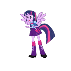 Size: 1280x1280 | Tagged: safe, edit, editor:mario101, imported from derpibooru, twilight sparkle, alicorn, human, equestria girls, horn, horned humanization, humanized, simple background, solo, tail, tailed humanization, transparent background, winged humanization, wings