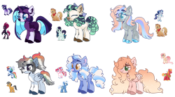 Size: 1280x708 | Tagged: safe, artist:transglimmer, artist:twilightpriincess, imported from derpibooru, applejack, big macintosh, coloratura, fluttershy, pinkie pie, pokey pierce, quibble pants, rainbow dash, rarity, tempest shadow, twilight sparkle, oc, oc:baby shower, oc:monochrome mystery, oc:orion storm, oc:peach tangle, oc:roswell apple, oc:sweet opal, alicorn, earth pony, pegasus, pony, unicorn, base used, colored pupils, curls, eye clipping through hair, female, fluttermac, freckles, lesbian, magical lesbian spawn, male, mare, offspring, one eye closed, parent:applejack, parent:big macintosh, parent:coloratura, parent:fluttershy, parent:pinkie pie, parent:pokey pierce, parent:quibble pants, parent:rainbow dash, parent:rarity, parent:tempest shadow, parent:twilight sparkle, parents:fluttermac, parents:pokeypie, parents:quibbledash, parents:rarajack, parents:rarijack, parents:tempestlight, pokeypie, quibbledash, rarajack, rarijack, shipping, simple background, stallion, straight, tempestlight, tongue out, transparent background, twilight sparkle (alicorn), wink