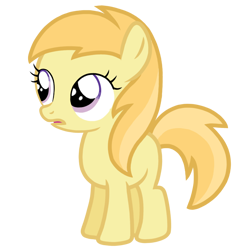 Size: 768x768 | Tagged: safe, artist:supermario64fan, noi, earth pony, pony, simple ways, .ai available, .svg available, absurd resolution, dissatisfied, female, filly, simple background, svg, transparent background, vector