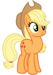 Size: 540x758 | Tagged: safe, artist:gmaplay, imported from derpibooru, applejack, earth pony, pony, applejack's hat, cowboy hat, cute, hat, jackabetes, simple background, solo, transparent background