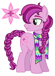 Size: 1417x1941 | Tagged: safe, artist:strawberry-spritz, imported from derpibooru, oc, oc only, pony, clothes, male, offspring, parent:timber spruce, parent:twilight sparkle, parents:timbertwi, scarf, simple background, solo, stallion, transparent background, vector