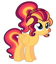 Size: 1800x2048 | Tagged: safe, artist:strawberry-spritz, imported from derpibooru, oc, oc only, pegasus, pony, female, floppy ears, mare, offspring, parent:flash sentry, parent:sunset shimmer, parents:flashimmer, simple background, solo, transparent background