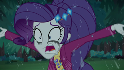 Size: 1920x1080 | Tagged: safe, imported from derpibooru, screencap, rarity, equestria girls, equestria girls series, inclement leather, spoiler:choose your own ending (season 2), spoiler:eqg series (season 2), makeup, running makeup, solo