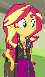 Size: 373x634 | Tagged: safe, imported from derpibooru, screencap, sunset shimmer, equestria girls, equestria girls series, sock it to me, spoiler:eqg series (season 2), cropped, geode of empathy, magical geodes, solo