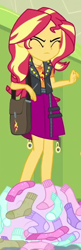 Size: 214x657 | Tagged: safe, imported from derpibooru, screencap, sunset shimmer, equestria girls, equestria girls series, sock it to me, spoiler:eqg series (season 2), clothes, cropped, geode of empathy, magical geodes, socks, solo