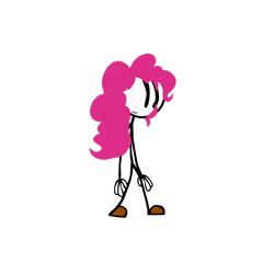 Size: 1280x1280 | Tagged: safe, artist:mario101, imported from derpibooru, pinkie pie, human, equestria girls, henry stickmin, henry stickmin collection, humanized, simple background, solo, transparent background