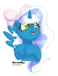 Size: 950x1252 | Tagged: safe, artist:wicked-red-art, imported from derpibooru, oc, oc only, oc:fleurbelle, alicorn, pony, adorabelle, alicorn oc, bow, cute, female, hair bow, horn, mare, ocbetes, simple background, solo, transparent background, wingding eyes, wings, yellow eyes