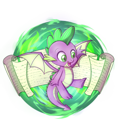 Size: 1511x1589 | Tagged: safe, artist:nessaka-v, artist:nessakav, imported from derpibooru, part of a set, spike, dragon, cute, male, open mouth, paper, scroll, simple background, solo, spikabetes, spread wings, transparent background, white background, winged spike, wings