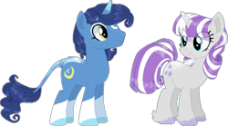 Size: 742x413 | Tagged: safe, artist:s1nb0y, imported from derpibooru, night light, twilight velvet, female, male, nightvelvet, redesign, shipping, straight