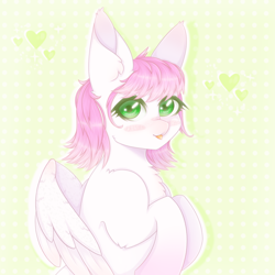 Size: 1000x1000 | Tagged: safe, artist:saltyvity, imported from derpibooru, oc, oc only, pegasus, pony, cute, solo