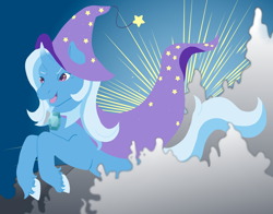 Size: 2048x1605 | Tagged: safe, artist:facepalmislandart, imported from derpibooru, trixie, pony, solo, wallpaper