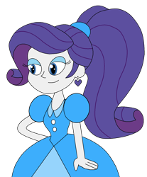 Size: 1200x1446 | Tagged: safe, artist:rarity525, imported from derpibooru, rarity, equestria girls, clothes, dress, gown, simple background, solo, transparent background, victorian dress, victorian rarity