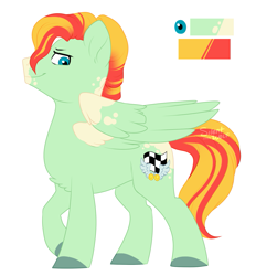 Size: 1143x1233 | Tagged: safe, artist:silentwolf-oficial, imported from derpibooru, oc, oc only, oc:rocket feather, pegasus, pony, colored hooves, pegasus oc, reference sheet, simple background, solo, white background, wings