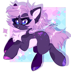 Size: 3460x3480 | Tagged: safe, artist:lazuli, artist:mint-light, imported from derpibooru, oc, oc only, earth pony, pony, chest fluff, commission, earth pony oc, hoof polish, signature, simple background, solo, transparent background, ych result
