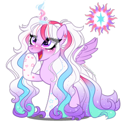 Size: 1300x1300 | Tagged: safe, artist:gihhbloonde, imported from derpibooru, oc, oc only, alicorn, pony, female, magic, magical lesbian spawn, mare, offspring, parent:princess celestia, parent:twilight sparkle, parents:twilestia, simple background, solo, transparent background