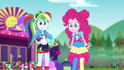 Size: 1920x1080 | Tagged: safe, imported from derpibooru, screencap, pinkie pie, rainbow dash, accountibilibuddies, equestria girls, equestria girls series, spoiler:eqg series (season 2)