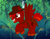 Size: 800x618 | Tagged: safe, artist:firehearttheinferno, imported from derpibooru, oc, oc only, oc:lance longmane, pegasus, pony, background, barding, barehoof, blaze (coat marking), bush, clothes, coat markings, cowboy hat, dashite, dashite brand, ear fluff, ear tufts, facial markings, fallout equestria oc, fangs, grin, hat, hooves, jacket, jungle, leather hat, leather jacket, leaves, male, orange eyes, pegasus oc, red coat, sharp teeth, smiling, solo, stallion, stock background, striped tail, teeth, tree, vine, wings