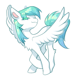Size: 900x900 | Tagged: safe, artist:swaybat, imported from derpibooru, oc, oc only, oc:cynosura, pegasus, pony, simple background, solo, white background
