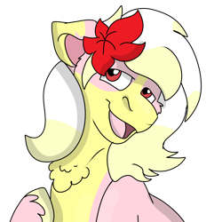 Size: 2000x2000 | Tagged: safe, artist:euspuche, imported from derpibooru, oc, oc only, oc:carmen garcía, earth pony, pony, bust, female, flower, flower in hair, portrait, simple background, solo, transparent background