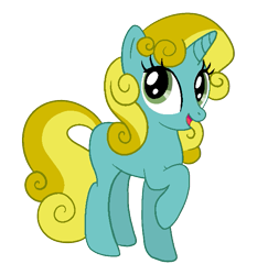 Size: 565x606 | Tagged: safe, artist:abealy2, sun glimmer, pony, unicorn, belle pepper, excited, female, happy, mare, new look, older, older sun glimmer, raised hoof, recolor, simple background, smiling, sunlight glimmer, sweetie green, transparent background