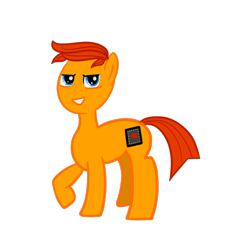 Size: 1200x1200 | Tagged: artist needed, safe, imported from derpibooru, oc, oc only, earth pony, pony, derpibooru community collaboration, 2021 community collab, male, raised hoof, simple background, solo, stallion, transparent background