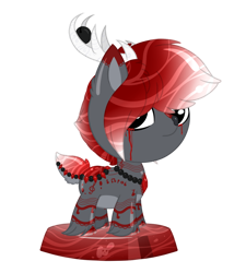 Size: 1024x1140 | Tagged: safe, artist:nekoremilia1, imported from derpibooru, oc, oc only, oc:meliac, original species, pond pony, pony, closed species, fawn pond, pocket ponies, pocket pony, pond ponies, simple background, solo, transparent background