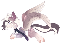 Size: 1024x743 | Tagged: safe, artist:nekoremilia1, imported from derpibooru, oc, oc only, pegasus, pony, clothes, commission, male, scarf, simple background, solo, transparent background
