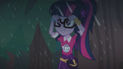 Size: 1920x1080 | Tagged: safe, imported from derpibooru, screencap, sci-twi, twilight sparkle, equestria girls, equestria girls series, inclement leather, spoiler:eqg series (season 2), inclement leather: twilight sparkle, solo
