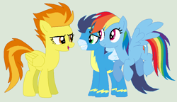 Size: 829x477 | Tagged: safe, artist:jadeharmony, artist:jadethepegasus, imported from derpibooru, rainbow dash, soarin', spitfire, pegasus, pony, bisexual, female, lesbian, male, polyamory, shipping, show accurate, soarindash, soarindashfire, soarinfire, spitdash, straight