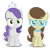 Size: 768x768 | Tagged: safe, artist:caliazian, artist:kateydake, diamond tiara, heidi hay, silver spoon, tornado bolt, earth pony, pony, twilight time, .ai available, .svg available, absurd resolution, duo, duo female, female, filly, glasses, jewelry, necklace, recolor, simple background, smiling, svg, tiara, transparent background, vector