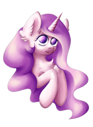 Size: 2189x2967 | Tagged: safe, artist:coco-drillo, imported from derpibooru, princess celestia, alicorn, pony, bust, chest fluff, ear fluff, female, filly, pink-mane celestia, raised hooves, simple background, solo, transparent background, younger