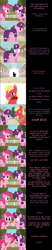 Size: 2000x9679 | Tagged: safe, artist:mlp-silver-quill, imported from derpibooru, big macintosh, pinkie pie, sugar belle, earth pony, unicorn, comic:pinkie pie says goodnight, comic, female, flower, flower in mouth, male, mouth hold, rose, rose in mouth, shipping, straight, sugarmac, sweet apple acres