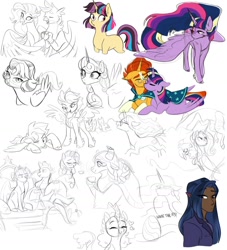 Size: 1600x1760 | Tagged: safe, artist:doggie31, imported from derpibooru, gallus, princess celestia, princess flurry heart, rarity, silverstream, spike, sunburst, twilight sparkle, yona, oc, oc:crushing storm, oc:ginger wishes, oc:hurricane typhoon, oc:midnight sky, oc:nova stardust, oc:princess artemis, oc:princess eris, oc:sunshine ray, alicorn, human, hybrid, kirin, pegasus, pony, unicorn, the last problem, adopted offspring, colt, cousins, egg, female, filly, gallstream, humanized, humanized oc, interspecies offspring, kirin oc, magical lesbian spawn, magical parthenogenic spawn, male, mare, offspring, older, older flurry heart, older rarity, older spike, older yona, parent:discord, parent:flash sentry, parent:lightning dust, parent:princess celestia, parent:princess luna, parent:rainbow dash, parent:soarin', parent:starlight glimmer, parent:sunburst, parent:sunset shimmer, parent:tempest shadow, parent:trixie, parent:twilight sparkle, parent:unknown, parents:dislestia, parents:flashimmer, parents:soarindash, parents:startrix, parents:twiburst, princess twilight 2.0, shipping, simple background, sketch, sketch dump, stallion, straight, twiburst, twilight sparkle (alicorn), white background