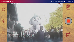 Size: 640x360 | Tagged: safe, imported from derpibooru, screencap, twilight sparkle, alicorn, pony, 2018, camera, irl, paris parade, photo, solo, twilight sparkle (alicorn)