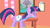 Size: 1920x1080 | Tagged: safe, imported from derpibooru, screencap, twilight sparkle, pony, unicorn, winter wrap up, boots, clothes, eyes closed, female, golden oaks library, mare, mouth hold, saddle, scarf, shoes, solo, tack, unicorn twilight