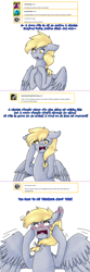 Size: 960x2884 | Tagged: safe, artist:fairyrave, imported from derpibooru, derpy hooves, pony, lovestruck derpy, blushing, derp, solo