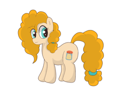 Size: 1400x1200 | Tagged: safe, artist:amateur-draw, imported from derpibooru, pear butter, earth pony, pony, female, females only, mare, simple background, solo, standing, white background