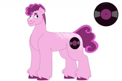 Size: 1280x854 | Tagged: safe, artist:itstechtock, imported from derpibooru, oc, oc only, earth pony, pony, male, offspring, parent:cheese sandwich, parent:twilight sparkle, parents:cheeselight, simple background, solo, stallion, white background