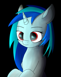 Size: 1108x1390 | Tagged: safe, artist:astralr, imported from derpibooru, dj pon-3, vinyl scratch, pony, unicorn, bust, female, mare, solo