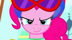 Size: 400x224 | Tagged: safe, imported from derpibooru, screencap, pinkie pie, evil grin, grin, smiling