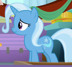 Size: 754x698 | Tagged: safe, imported from derpibooru, screencap, trixie, pony, unicorn, a horse shoe-in, cropped, sad