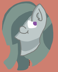 Size: 4000x5000 | Tagged: safe, artist:switcharoo, imported from derpibooru, marble pie, earth pony, pony, bust, cute, female, looking away, marblebetes, mare, red background, simple background, watermark