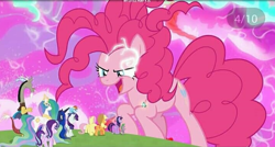 Size: 712x383 | Tagged: safe, imported from derpibooru, screencap, pinkie pie, chaos pinkie, female, giantess, macro