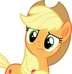 Size: 6000x6151 | Tagged: safe, artist:frownfactory, imported from derpibooru, applejack, pony, leap of faith, applejack's hat, cowboy hat, female, freckles, hat, mare, simple background, solo, transparent background, vector