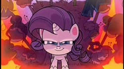 Size: 640x356 | Tagged: safe, imported from derpibooru, screencap, rarity, pony, unicorn, dear tabby, my little pony: pony life, spoiler:pony life s01e38, daenerity, evil scheme, g4.5, game of thrones, mane of thrones, reference, screenshots