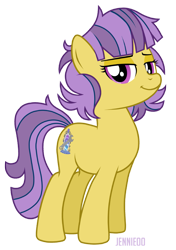 Size: 847x1200 | Tagged: safe, artist:jennieoo, imported from derpibooru, oc, oc only, oc:shale blush, earth pony, pony, female, looking at you, mare, show accurate, simple background, solo, transparent background, vector