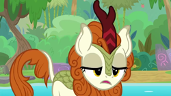 Size: 1280x720 | Tagged: safe, imported from derpibooru, screencap, autumn blaze, kirin, sounds of silence, solo