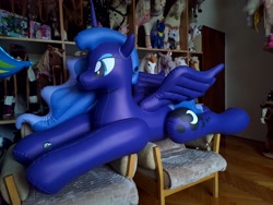 Size: 4000x3000 | Tagged: safe, artist:arniemkii, imported from derpibooru, princess luna, alicorn, inflatable pony, pony, unicorn, bootleg, female, hongyi, inflatable, inflatable toy, mare, my little pony, photo