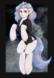 Size: 2100x3000 | Tagged: safe, artist:chibiss, imported from derpibooru, oc, oc only, earth pony, semi-anthro, clothes, panties, shirt, solo, underwear